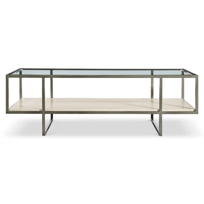 Bernhardt - Harlow Metal Rectangular Cocktail Table - 514021 view 3