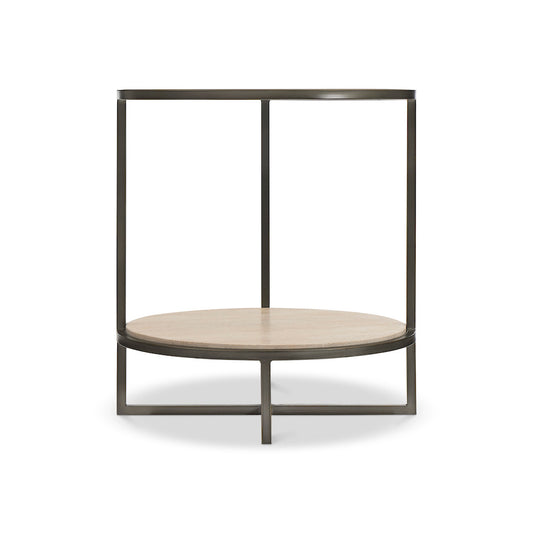 Bernhardt - Harlow Metal Round Chairside Table - 514122 view 2