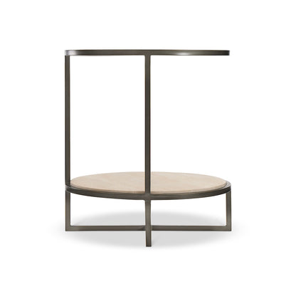 Bernhardt - Harlow Metal Round Chairside Table - 514122 view 4