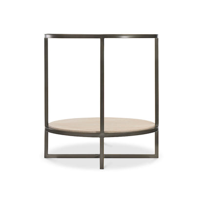 Bernhardt - Harlow Metal Round Chairside Table - 514122 view 5