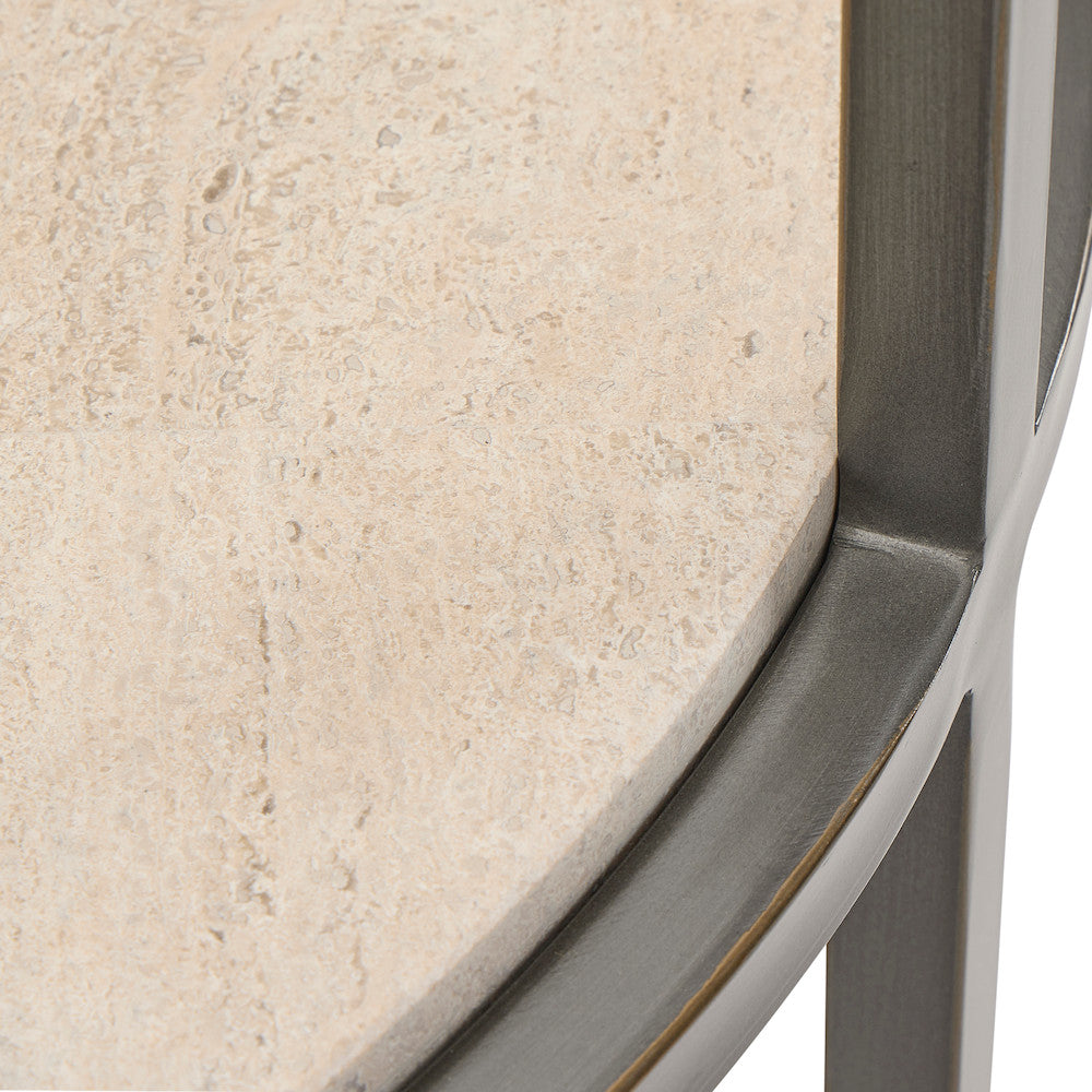 Bernhardt - Harlow Metal Round Chairside Table - 514122 view 6