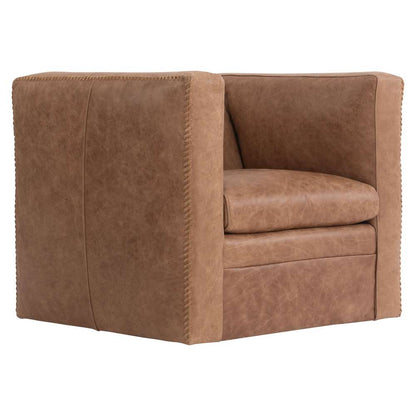 Bernhardt - Hudson Leather Swivel Chair - 5322SLO veiw 1