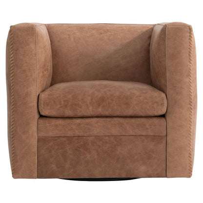 Bernhardt - Hudson Leather Swivel Chair - 5322SLO veiw 3