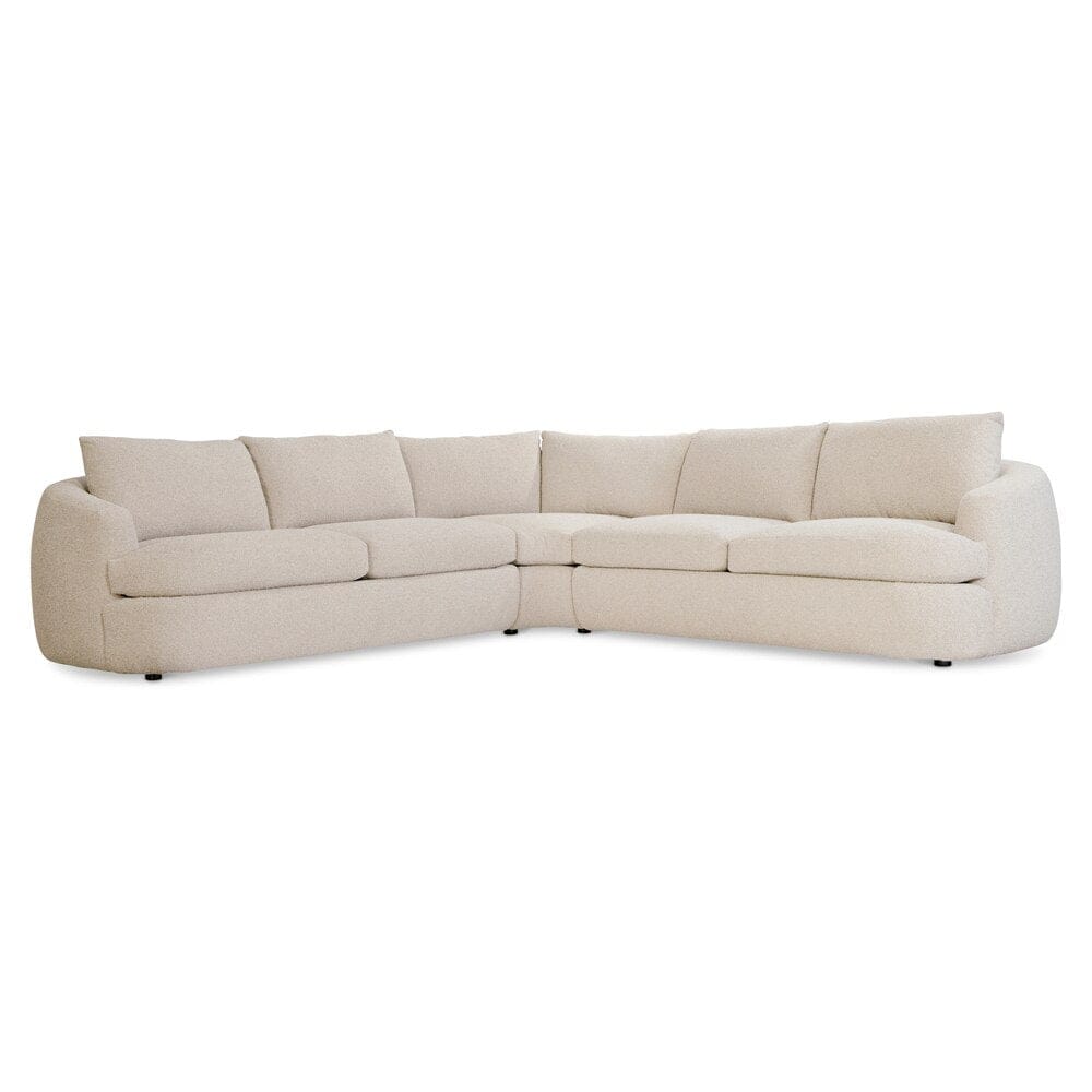 Bernhardt - Jules 3 Piece Fabric Sectional in Beige - K2082 veiw 4