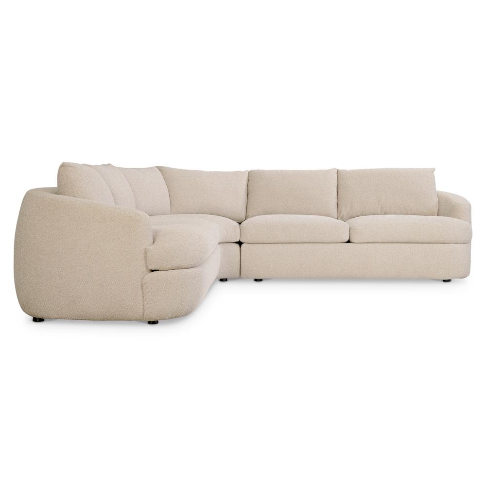 Bernhardt - Jules 3 Piece Fabric Sectional in Beige - K2082 veiw 5