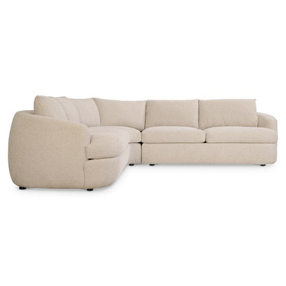 Bernhardt - Jules 3 Piece Fabric Sectional in Beige - K2082 veiw 5