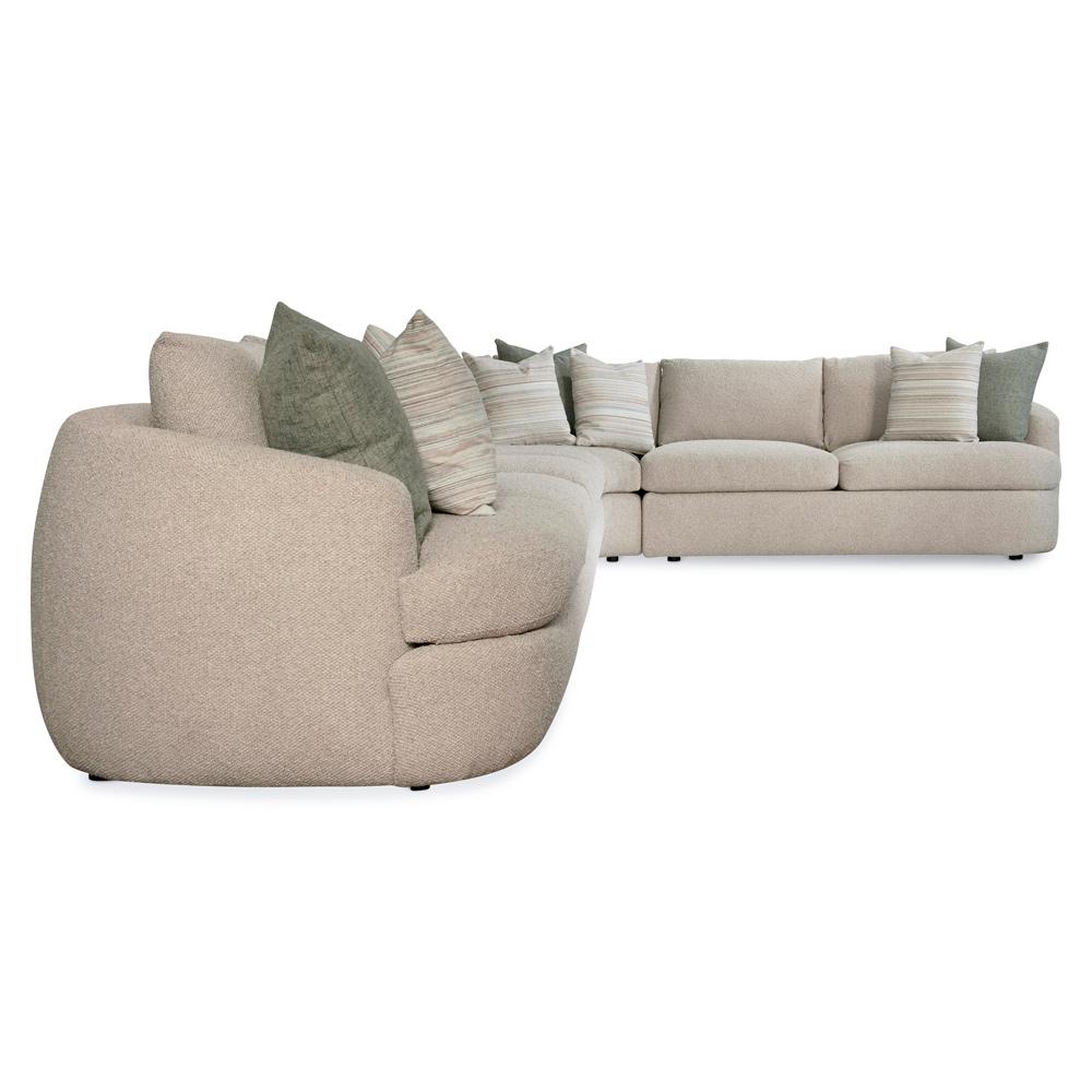 Bernhardt - Jules 5 Piece Fabric Sectional in Beige - K2084 veiw 2