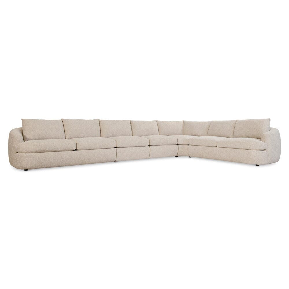 Bernhardt - Jules 5 Piece Fabric Sectional in Beige - K2084 veiw 4