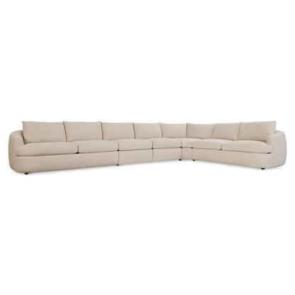 Bernhardt - Jules 5 Piece Fabric Sectional in Beige - K2084 veiw 4