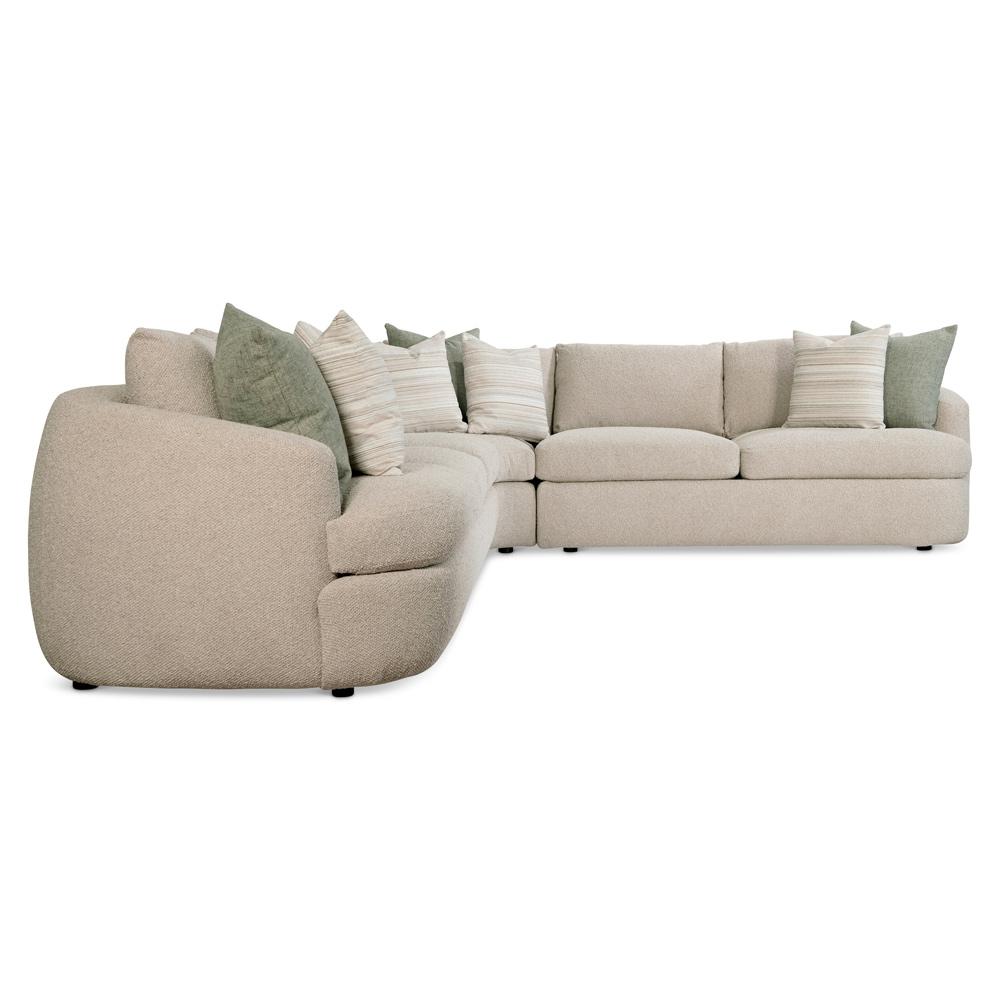 Bernhardt - Jules Fabric Sectional in Beige - K2086 veiw 2