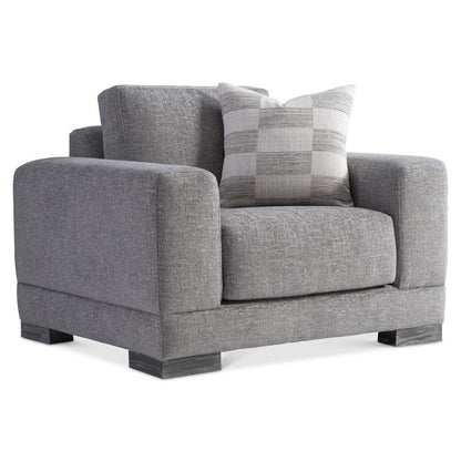 Bernhardt - Lars Fabric Chair in Grey - B1262A veiw 1