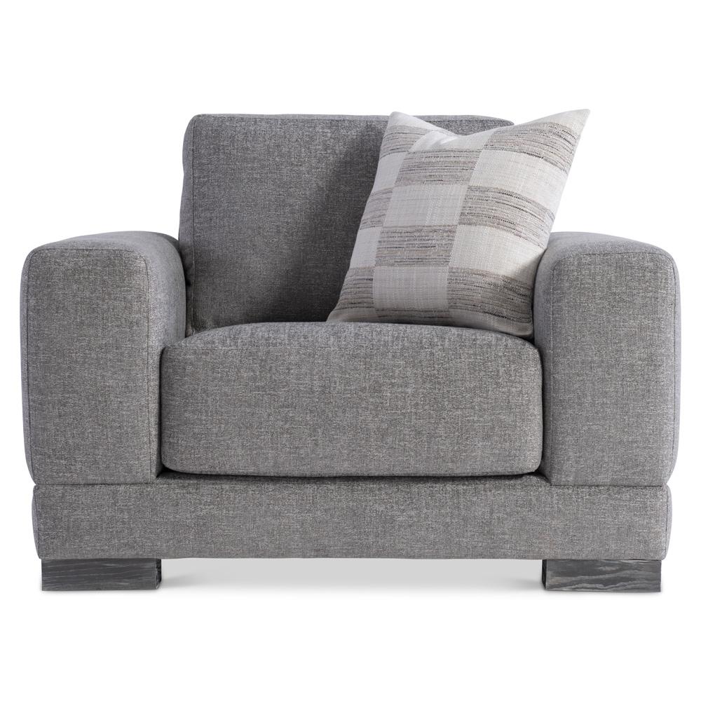Bernhardt - Lars Fabric Chair in Grey - B1262A veiw 3