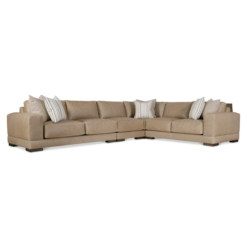 Bernhardt - Lars Leather 4-Piece Sectional - K2094 veiw 1