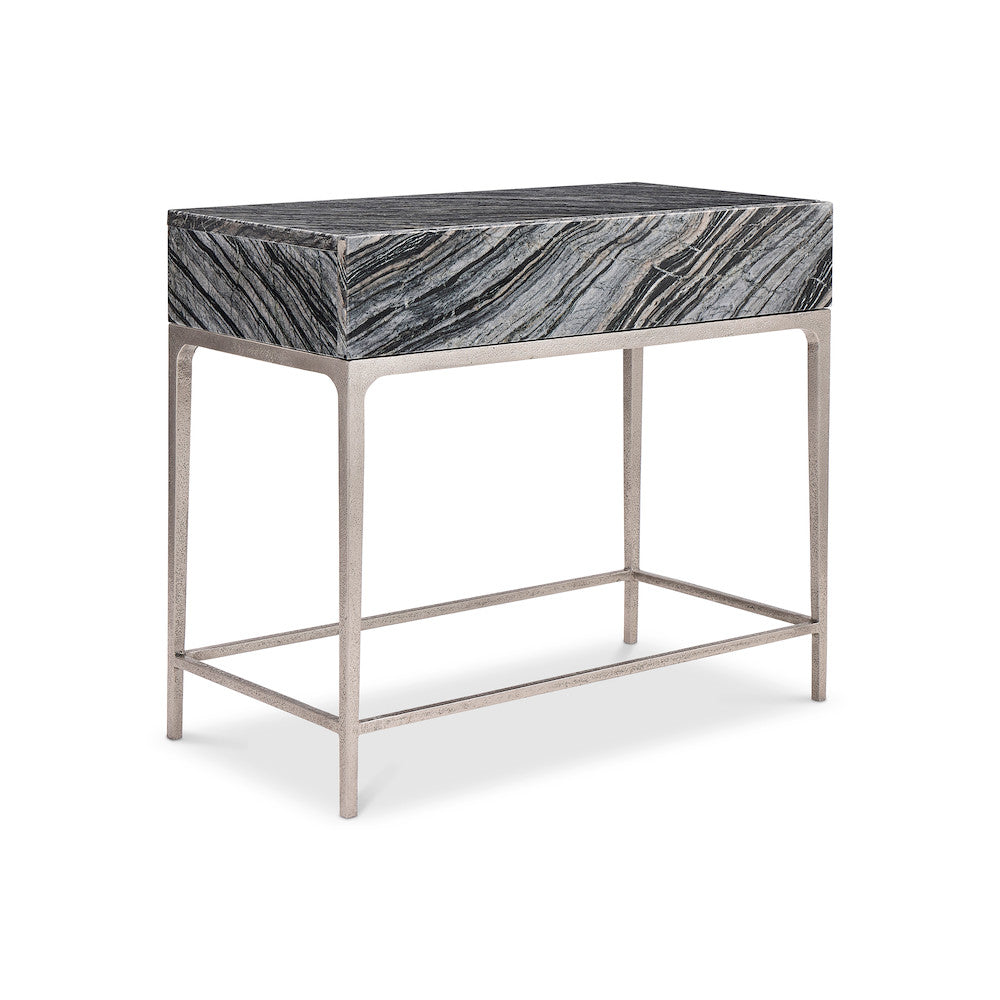 Bernhardt - Linea Black Marble Nightstand - 384216 view 1