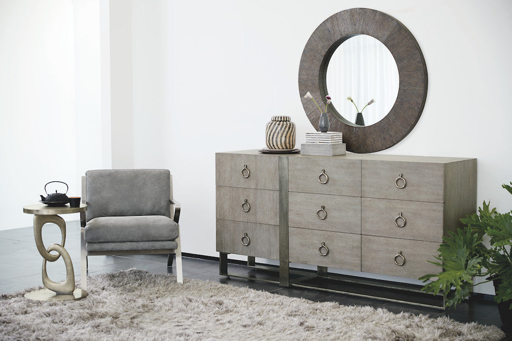 Bernhardt - Linea Metal Round Chairside Table - 384123 view 8