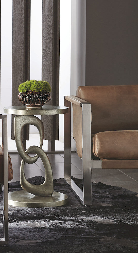 Bernhardt - Linea Metal Round Chairside Table - 384123 view 11