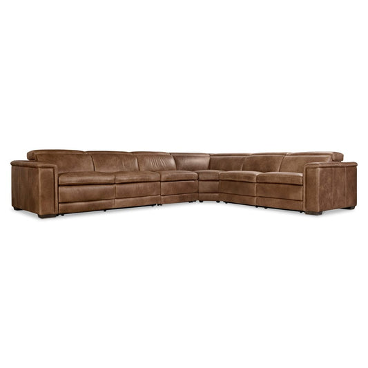 Bernhardt - Lioni Leather 4-Piece Power Motion Sectional - K2088 view 1