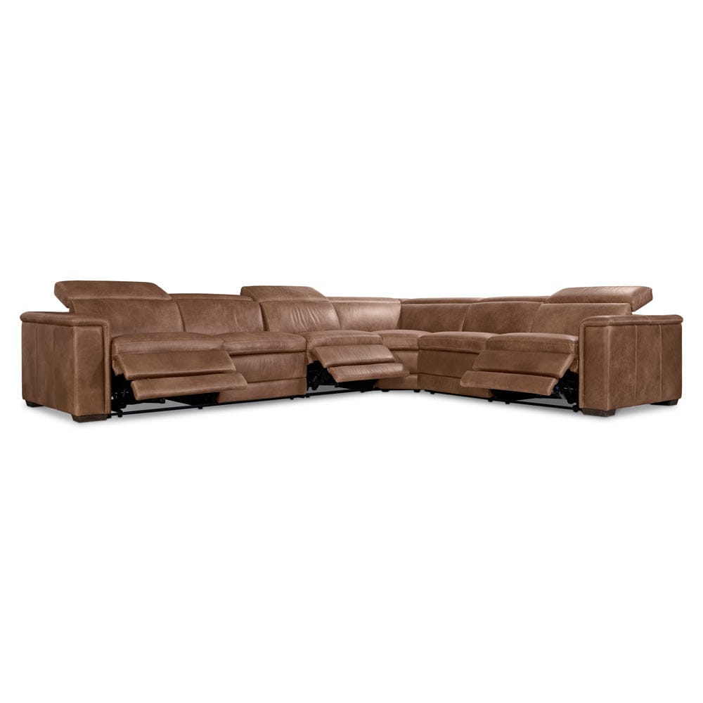 Bernhardt - Lioni Leather 4-Piece Power Motion Sectional - K2088 view 2