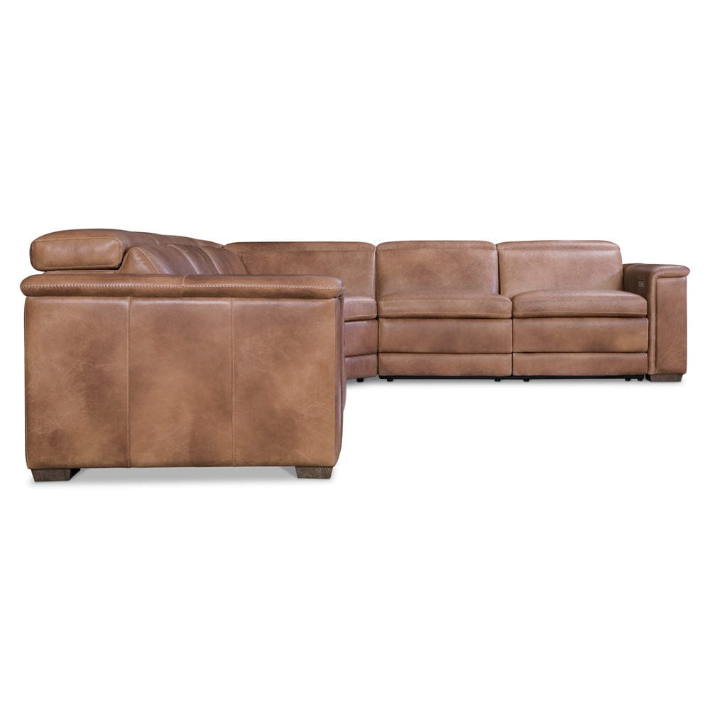 Bernhardt - Lioni Leather 4-Piece Power Motion Sectional - K2088 view 3