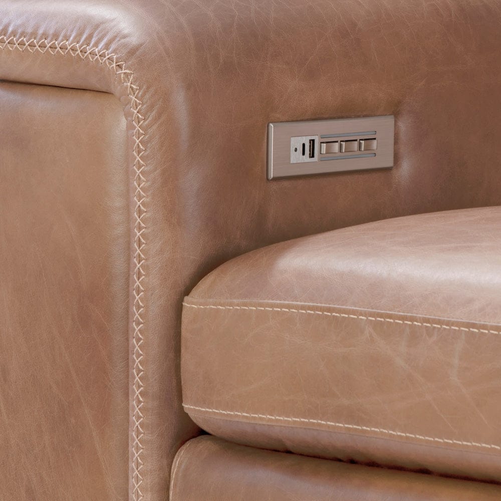 Bernhardt - Lioni Leather 4-Piece Power Motion Sectional - K2088 view 5