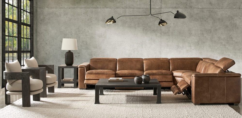 Bernhardt - Lioni Leather 4-Piece Power Motion Sectional - K2088 view 7