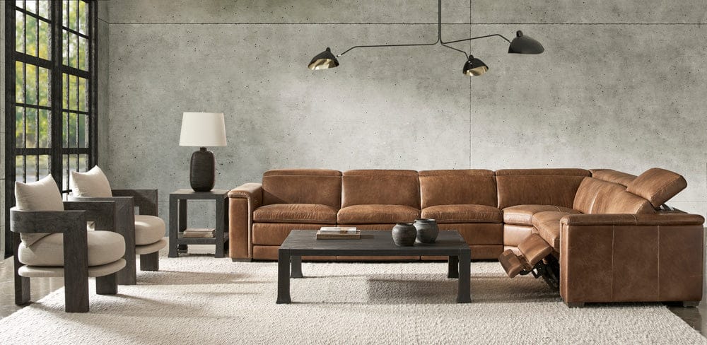 Bernhardt - Lioni Leather 4-Piece Power Motion Sectional - K2088 view 9