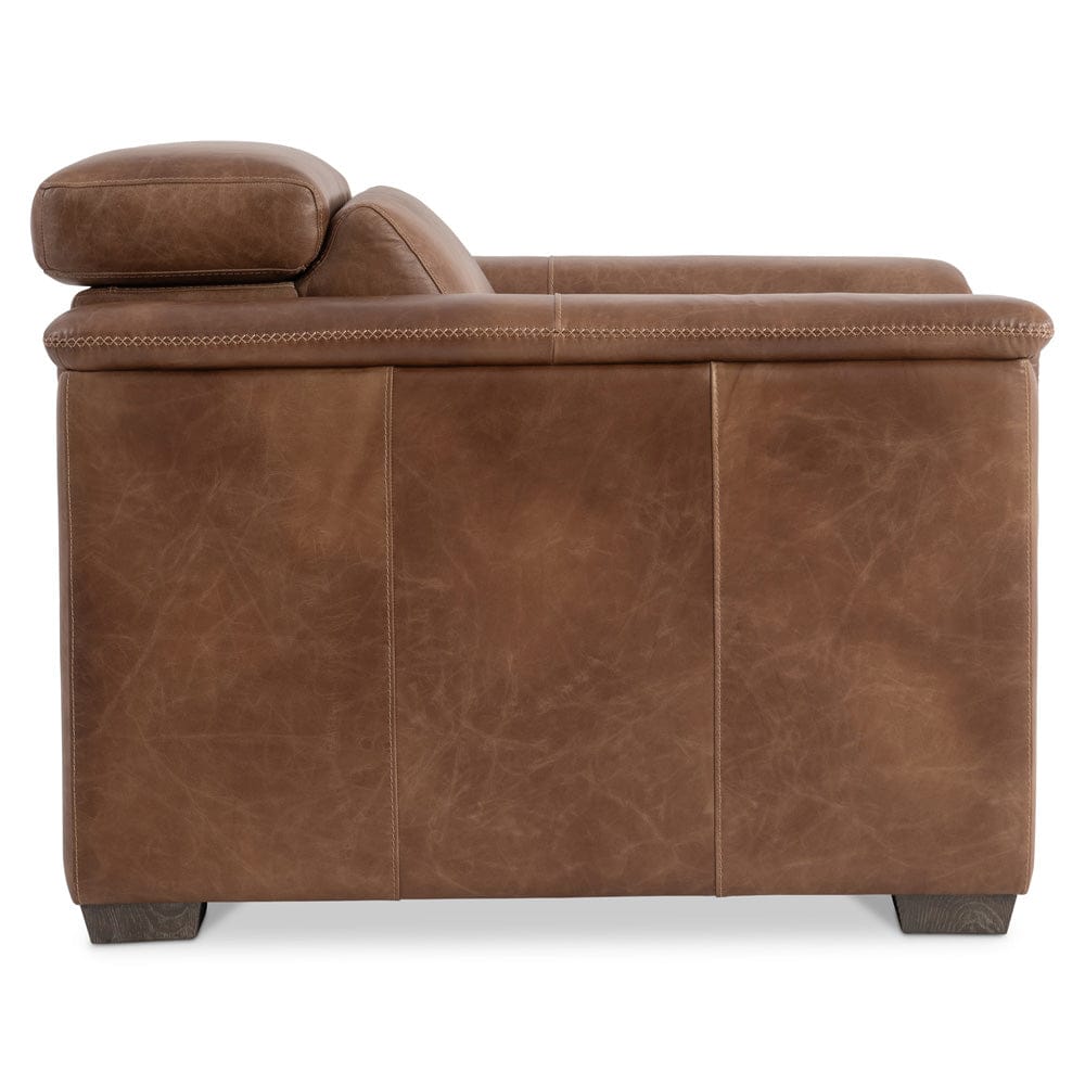 Bernhardt - Lioni Leather Power Motion Chair in Brown - 9562RHO view 5
