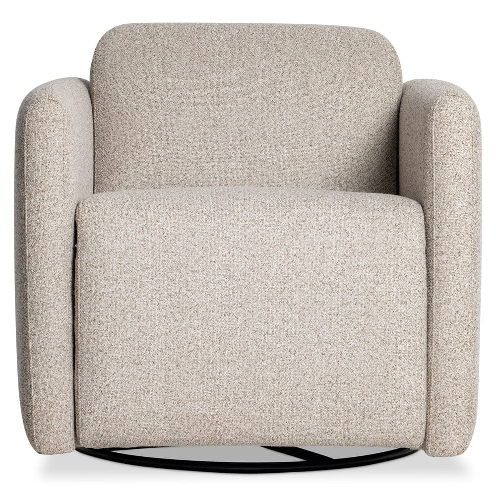 Bernhardt - Livvy Fabric Power Motion Swivel Chair in Beige - B190SO view 3