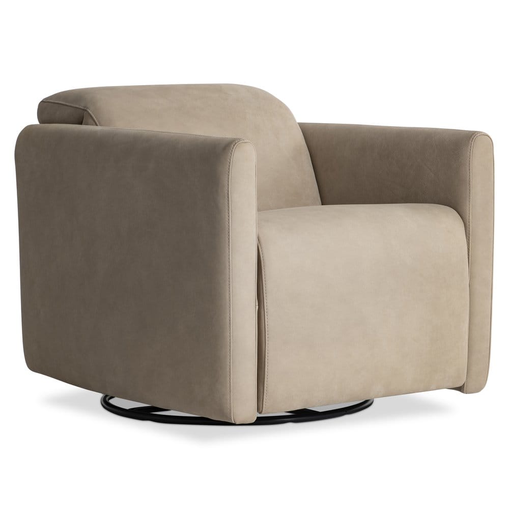 Bernhardt - Livvy Leather Power Motion Swivel Chair - 190SLO view 1