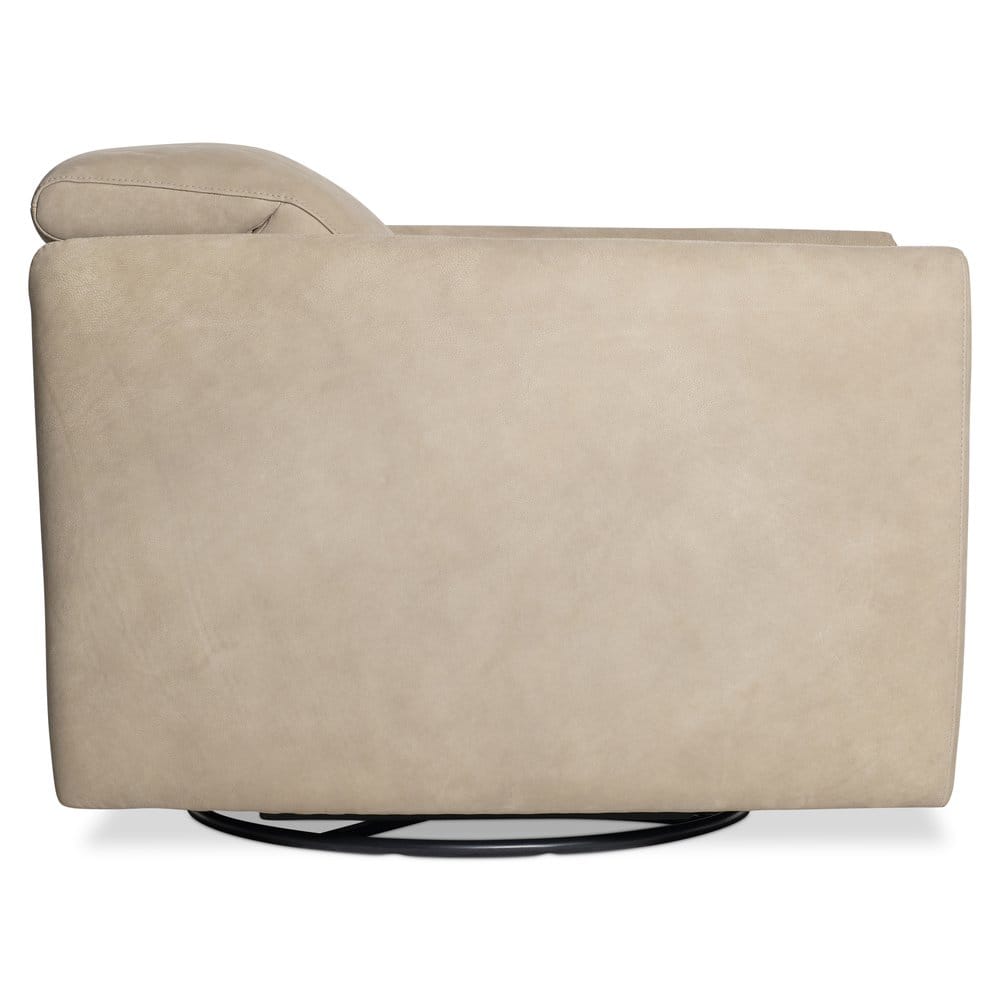 Bernhardt - Livvy Leather Power Motion Swivel Chair - 190SLO view 4