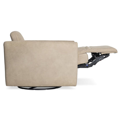 Bernhardt - Livvy Leather Power Motion Swivel Chair - 190SLO view 5