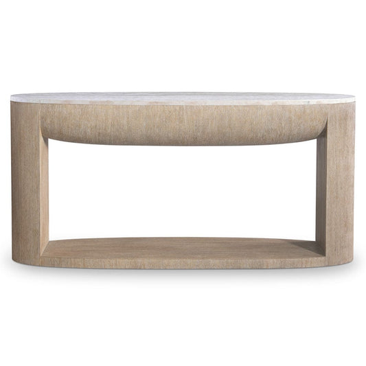 Bernhardt - Loggia Oval Console Table in Brown - 345925 view 2