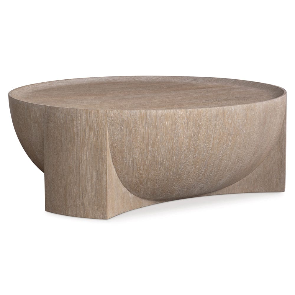 Bernhardt - Loggia Round Cocktail Table in Brown - 345009 view 4
