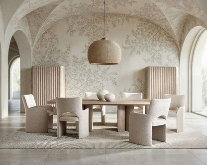 Bernhardt - Loggia Shelter Back Arm Chair in Beige - 345542 view 8