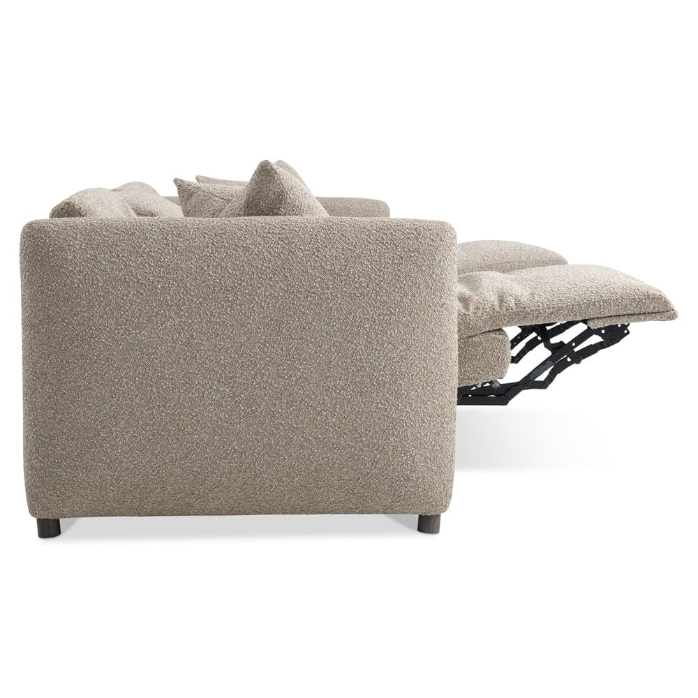 Bernhardt - Luc Fabric Power Motion Sofa - Brown - B557RO view 6