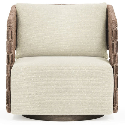 Bernhardt - Maldives Outdoor Swivel Chair, Cream - O2352SD view 2