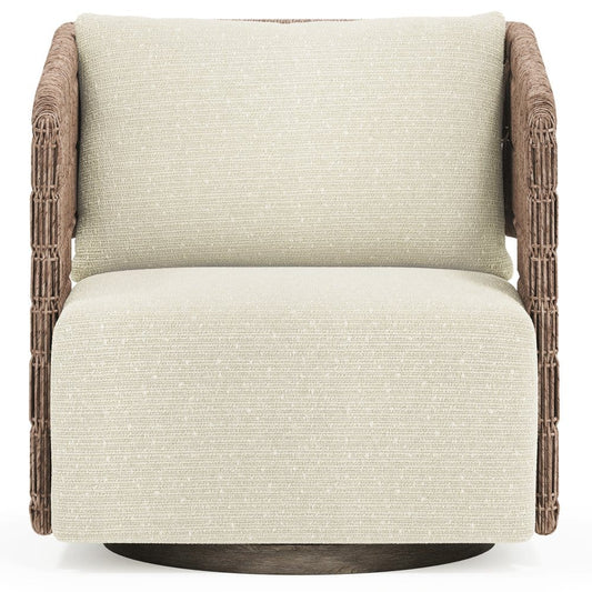 Bernhardt - Maldives Outdoor Swivel Chair, Cream - O2352SD view 2