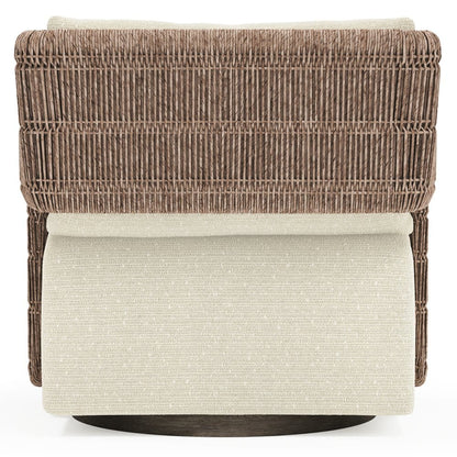 Bernhardt - Maldives Outdoor Swivel Chair, Cream - O2352SD view 4