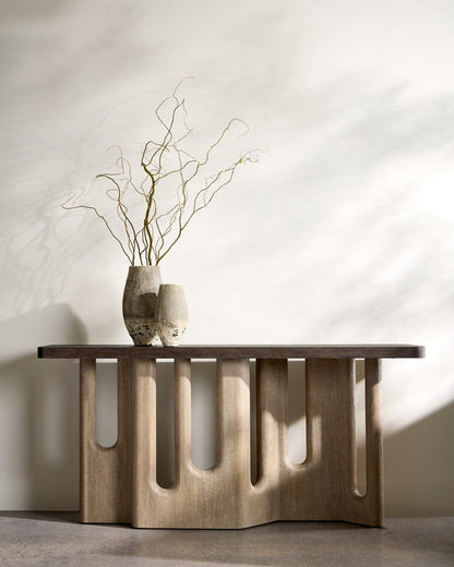 Bernhardt - Malko Console Table in Brown - 357919 view 9
