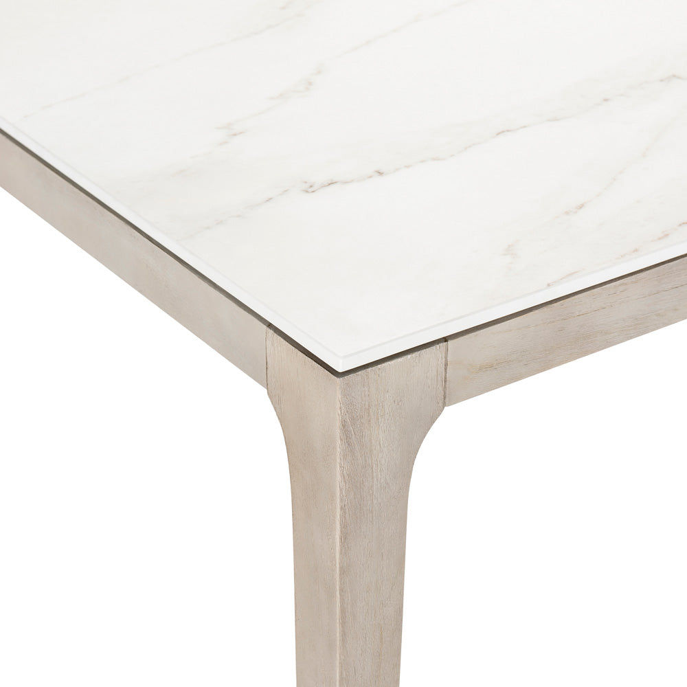 Bernhardt - Marbella Outdoor Dining Table in Matte Shell / Sun-Washed - K2202 view 6