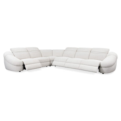 Bernhardt - Massimo 6-Piece Fabric Power Motion Sectional in Beige - K2246 view 2