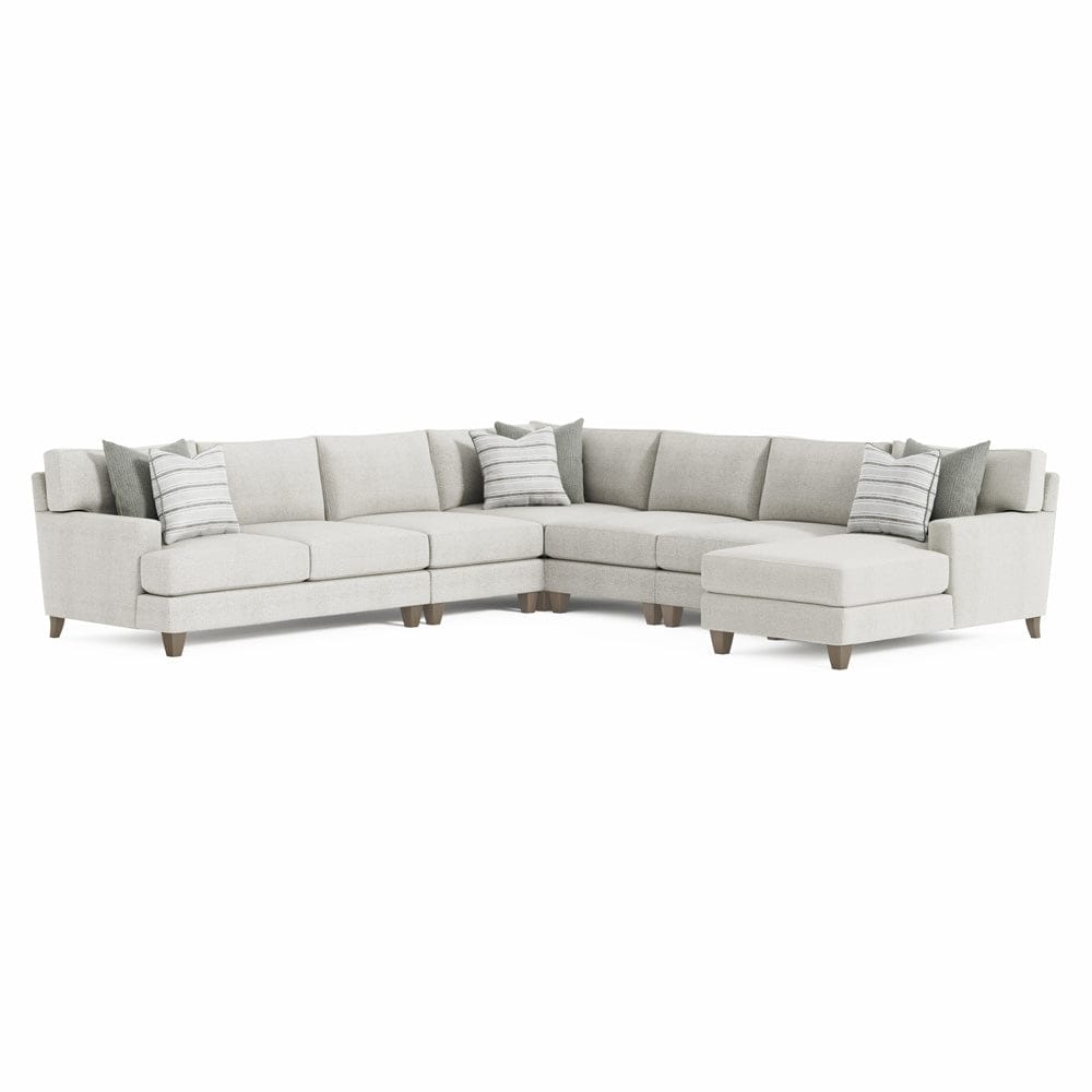 Bernhardt - Mila 6-Piece Fabric Sectional with Right Facing Chaise - K1957 view 3