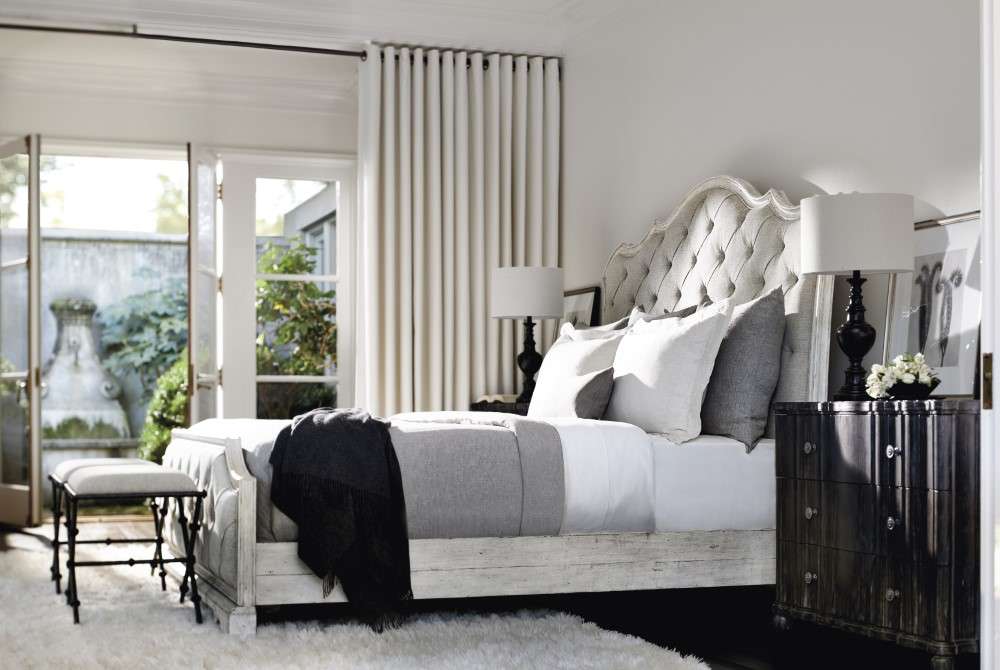 Bernhardt -  Mirabelle California King Upholstered Panel Bed - K1397 veiw 3