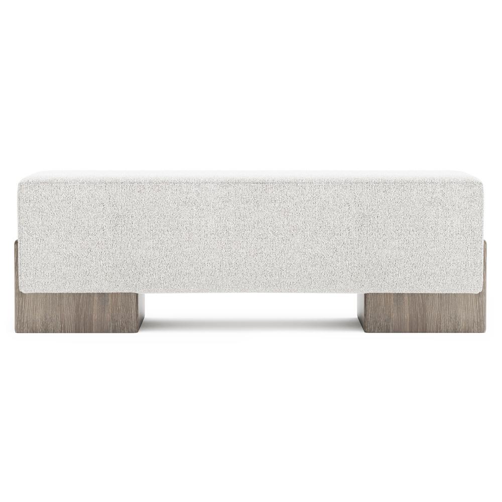 Bernhardt - Monolith Bench in Ivory - 343508 veiw 2