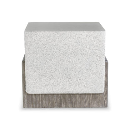 Bernhardt - Monolith Square Side Table - White - 343120 view 2