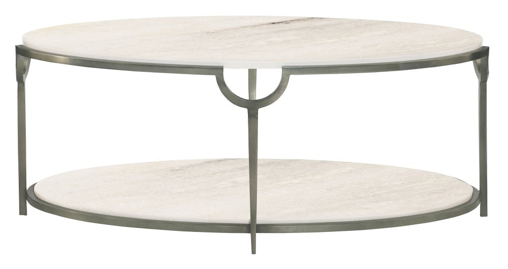 Bernhardt - Morello Oval Metal Cocktail Table - 469013 veiw 1