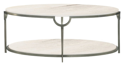 Bernhardt - Morello Oval Metal Cocktail Table - 469013 veiw 1