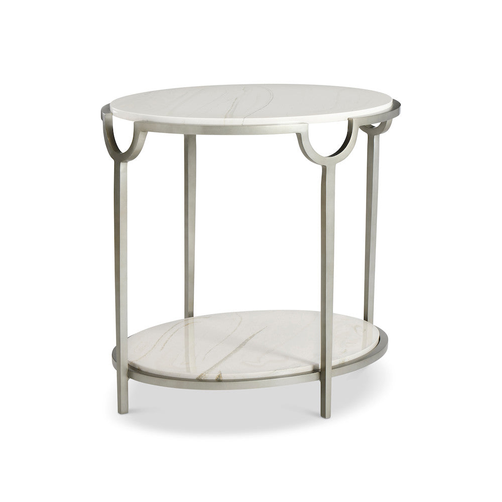 Bernhardt - Morello Oval Metal End Table - 469113 view 1