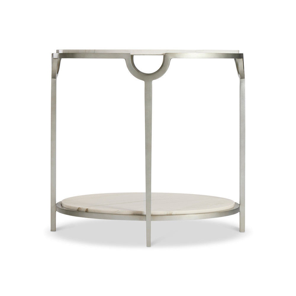 Bernhardt - Morello Oval Metal End Table - 469113 view 2