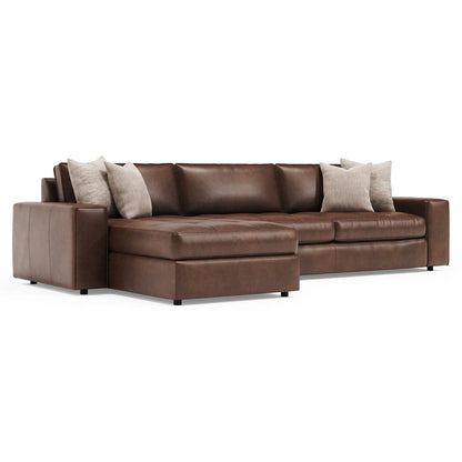 Bernhardt - Nest 2-Piece Left Facing Leather Sectional - K2237 view 1